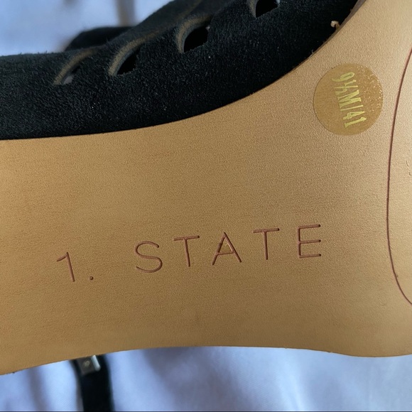 1.STATE Arnet Ankle Bootie Black Size 9.5 - Picture 15 of 16